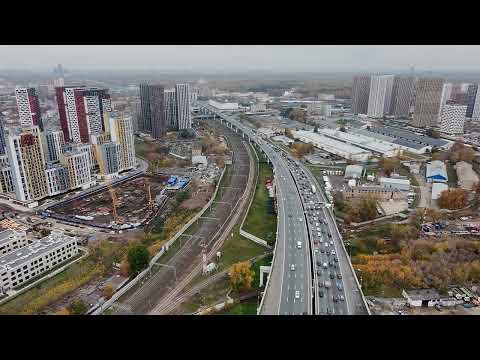 Видео: От Щелковского шоссе до Открытого шоссе, вдоль МСД и обратно