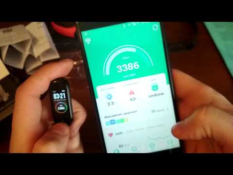 Видео: Smart bracelet m4 подключение.Fitpro m4.