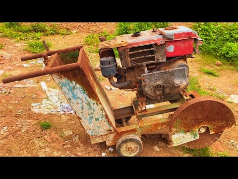 Видео: Реставрация старых бетонорезов, оставленных на долгие годы