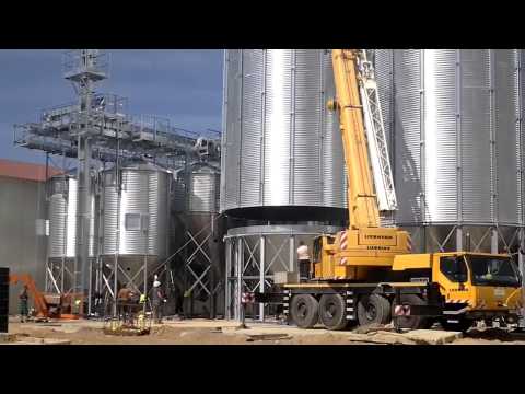 Видео: Монтаж конусного силоса