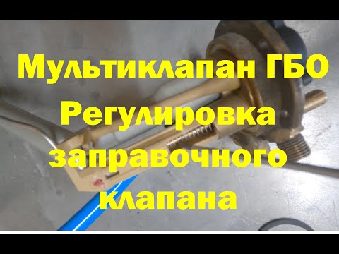Видео: Разборка мультиклапана ГБО. Определение причин недостаточного объема заправки.
