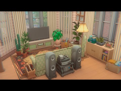 Видео: Квартира семейной пары || Строительство в The Sims 4 || Скачать NOCC || SpeedBuild