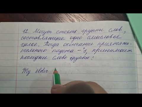 Видео: Притяжательный падеж ЧАСТЬ 3.Английский язык. Грамматика