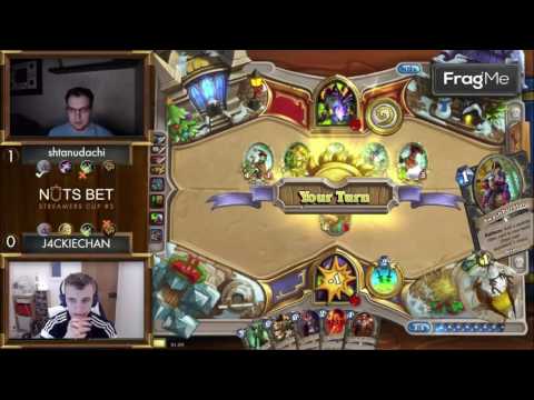 Видео: ШтанУдачи vs J4CKIECHAN Hearthstone Турнир стримеров NutsBet Cup #3