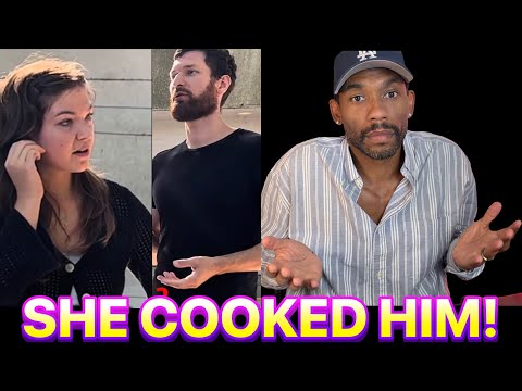 Видео: ЖЕНЩИНА ИЗДЕВАЕТСЯ С ЖЕНОЗНАТЕЛЬНЫМ УЛИЧНЫМ ИНТЕРВЬЮЕРОМ ЗА ТО, ЧТО ОН СПРОСИЛ ЕЕ, ПОЧЕМУ ЖЕНЩИНЫ...