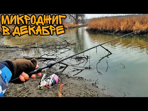 Видео: Зимний спиннинг на Микроречке!!! Микроджиг в декабре!!!