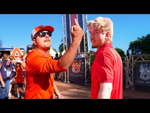 Видео: Болельщик из Джорджии троллит Оберна!