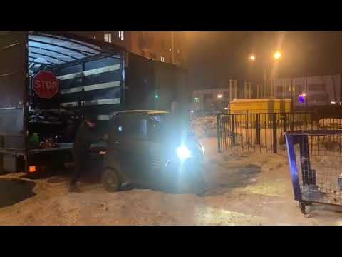 Видео: TRISCOOTER зимой на летней резине