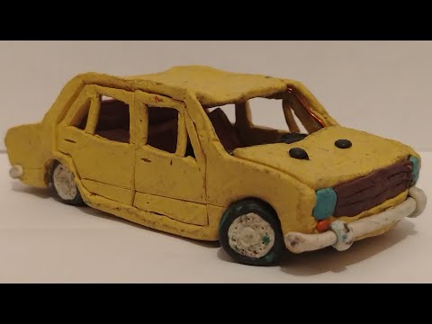 Видео: я слепил ваз 2101 из пластилина.