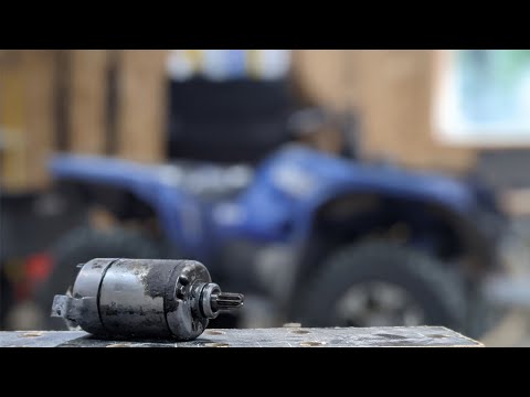 Видео: Установка стартера Yamaha Grizzly | Пошаговое руководство