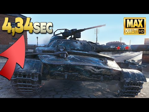 Видео: Объект 907: Безумно агрессивный с перезарядкой 4,34 секунды - World of Tanks