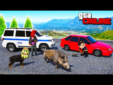 Видео: БИТВА ВОРОВ ПРОТИВ КОПОВ В ГТА 5 ОНЛАЙН! Я ПРЕВРАТИЛСЯ В УЛИЧНЫХ ЖИВОТНЫХ И УГНАЛ ТАЧКИ У КОПОВ!