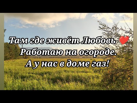Видео: Работаю на огороде. А у нас в доме газ! #57