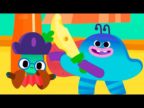 Видео: Вкусный мультик - Ум и Хрум | НОВАЯ Серия:  ПИРАТ | Приключения в стране вкусняшек