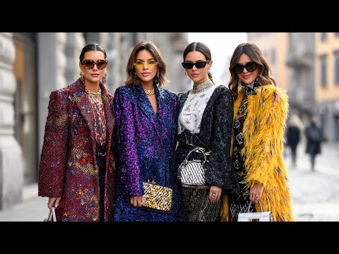 Видео: Миланские модницы осень-зима 2025 в стильных нарядах: пальто и уличные тренды