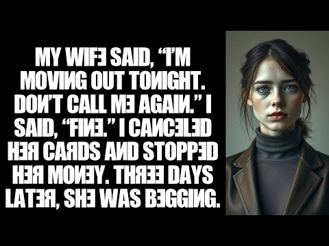 Видео: Моя жена сказала: «Я сегодня вечером съезжаю. Больше не звони». Я ответил: «Хорошо». И отменил.