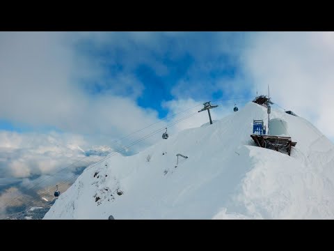 Видео: Фрирайд на Роза хутор, когда закрыты верха и юг! Rosa khutor