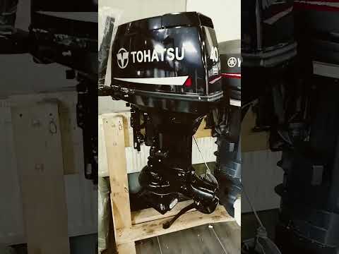 Видео: Tohatsu m40d2s водомет