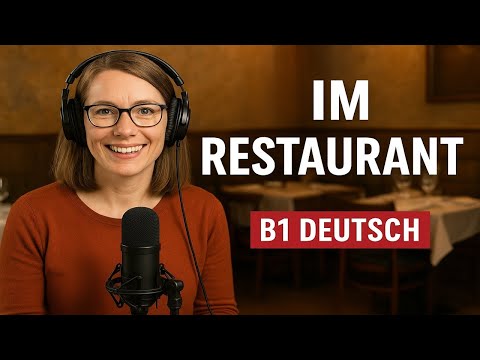 Видео: В ресторане 🍽️ | Подкаст на немецком языке B1 | Где поесть в Германии | Практика аудирования на м...