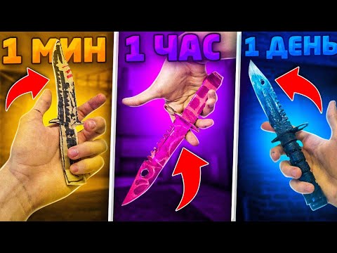 Видео: 1 минута vs 1 час vs 1 день М9 BAYONET