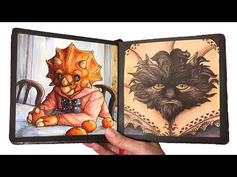 Видео: ЧЕРНЫЙ СКЕТЧБУК (ч.2)