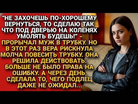 Видео: -Вернись ко мне по-хорошему! угрожал муж, но жена в этот раз его ошарашила...