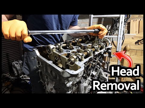 Видео: СНЯТИЕ ГОЛОВКИ ЦИЛИНДРА ДВИГАТЕЛЯ MINI COOPER