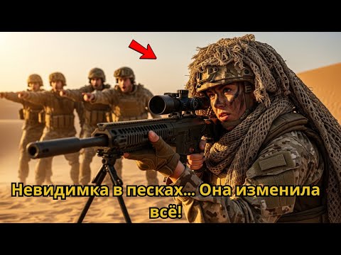 Видео: Кто стреляет — Снайпер внезапно вышел из песков и заставил спецназ замереть