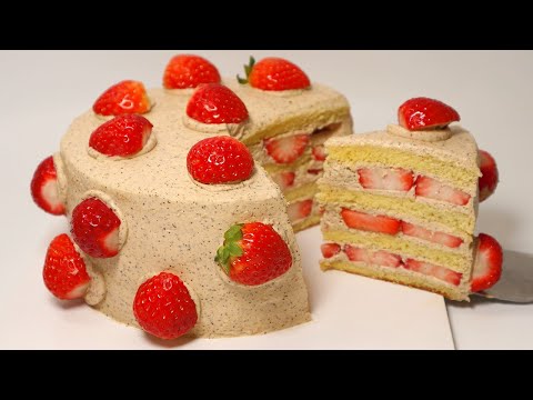 Видео: Рецепт пирожного чая из клубничного молока 🍓Граф Грей Ганаче Крем