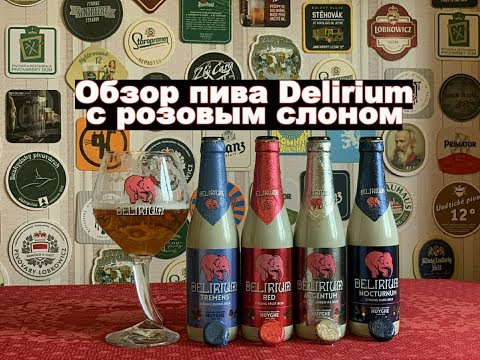 Видео: Пиво с Розовым Слоном - распаковка и дегустация бельгийского пива Delirium!