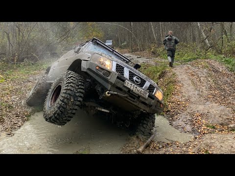 Видео: Даже ничего не сломали) Nissan patrol V8, TB48, TD42, Jeep Rubicon и Defender)