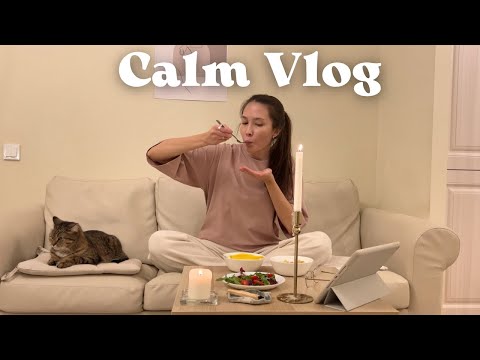 Видео: ЗИМНИЙ ВЛОГ: разбор косметики, домашний уют и колесо баланса (calm vlog)