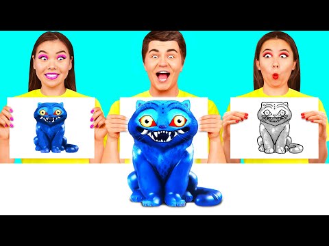 Видео: Кто Лучше Нарисует Предмет, Получит Его | Творческая Арт-Битва от KaZaZa