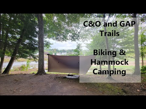 Видео: Маршруты C&O и GAP — велопрогулки и кемпинг с гамаками — самостоятельные