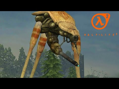 Видео: битва со страйдерами - Half Life 2 #10