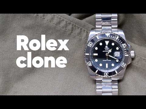 Видео: Лучший клон Rolex? Обзор Addiesdive MY-H3-2QZ