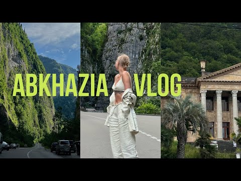 Видео: ABKHAZIA VLOG. Золотое кольцо Абхазии. Прхождение границы. Дом Сталина. Озеро Рица. Кофе на песке.