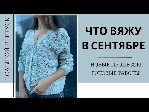Видео: ЧТО ВЯЖУ В СЕНТЯБРЕ || Коллекция "Эхо прошедших лет" || Новые процессы и готовые работы