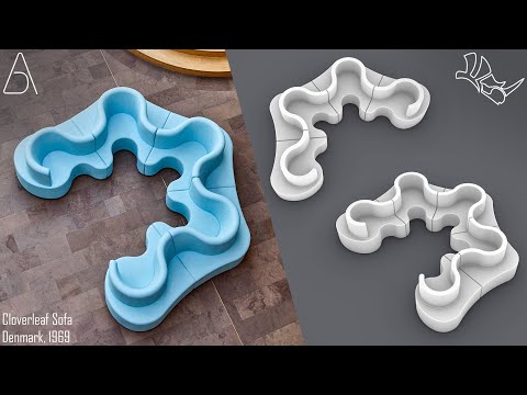 Видео: Учебное пособие по мебели Rhino — Вернера Пантона