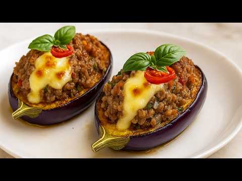 Видео: Мой любимый рецепт баклажанов – фаршированные, запечённые, просто восхитительные! 🍆