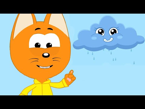 Видео: Учим звуки - Кап Кап -  песенка от Котэ и Синего трактора - песенки для детей - учим цвета