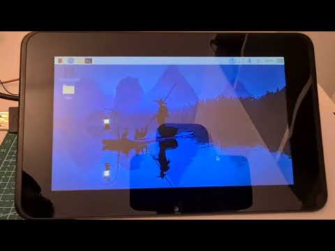 Видео: Вторая жизнь планшета ч.1  прототип ! (Raspberry pi 0 2w + LCD DPI 1024x600 )