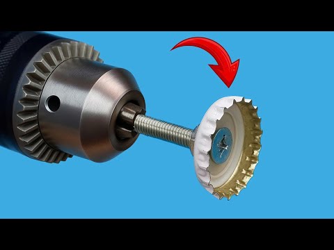 Видео: Жалею, что не узнал этого раньше! Прикрепите крышку от пива к дрели и удивитесь!