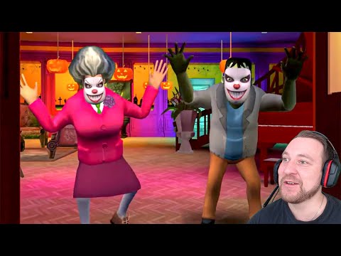 Видео: НАПУГАЛ МИСС ТИ НА ХЭЛЛОУИН Прохождение игры Scary Stranger 3D хэллоуин