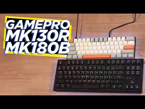 Видео: ⌨️ Огляд клавіатур GamePro MK130R і GamePro MK180B