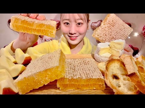 Видео: ASMR Соты【русские субтитры】【Mukbang/ Eating Sounds】