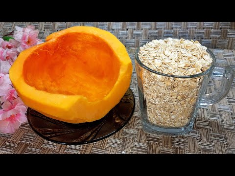 Видео: ТЫКВА+ОВСЯНКА! Так Вкусно, что невозможно остановиться! Быстрый и Полезный ЗАВТРАК для всей Семьи.