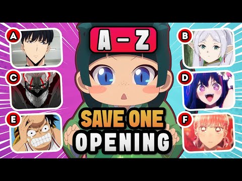 Видео: 🎵 Спаси один аниме-опенинг на каждую БУКВУ 🔥 Аниме-викторина