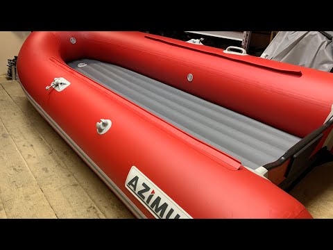 Видео: НДНД лодка Azimut Vector 370. Обзор. Распаковка.