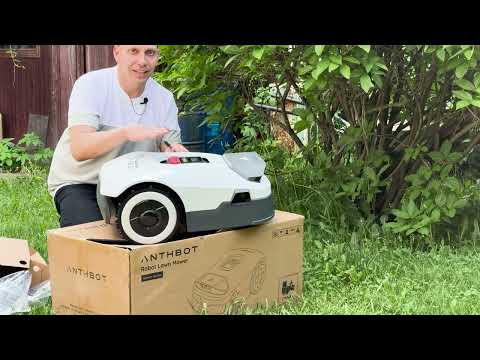 Видео: Беспроводной робот-газонокосилка Anthbot Genie 1000/3000 — обзор и тестирование в реальных условиях!